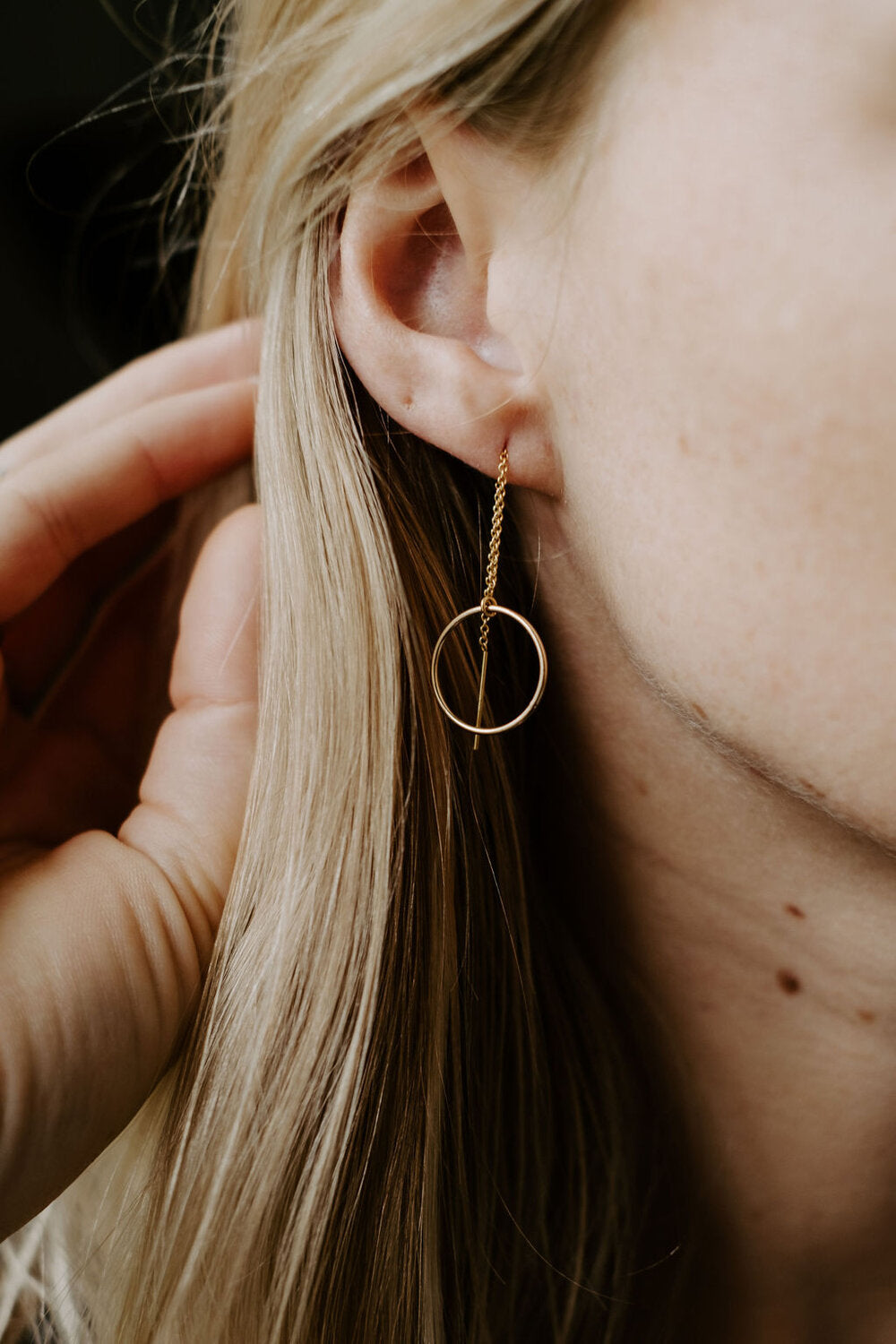 Aurora Threader Earring